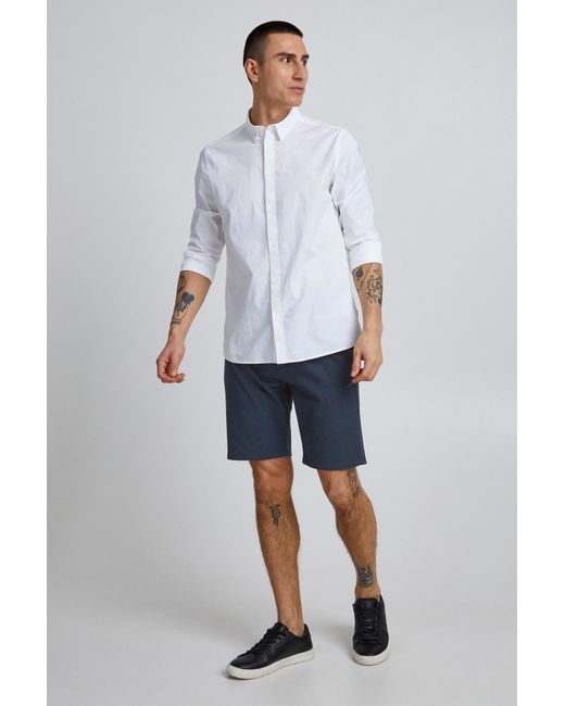 Solid Chinohose in Blue für Herren