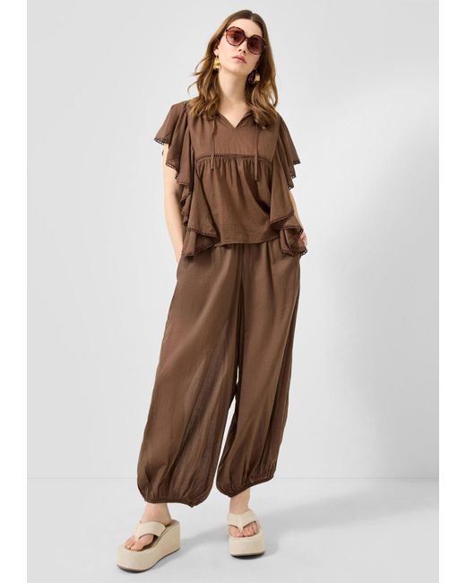 QS Brown Bluse