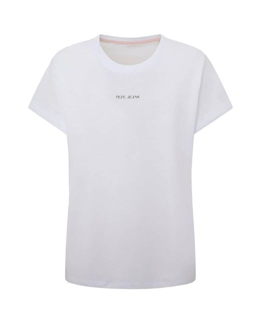 Pepe Jeans White T-shirt 'keyra'