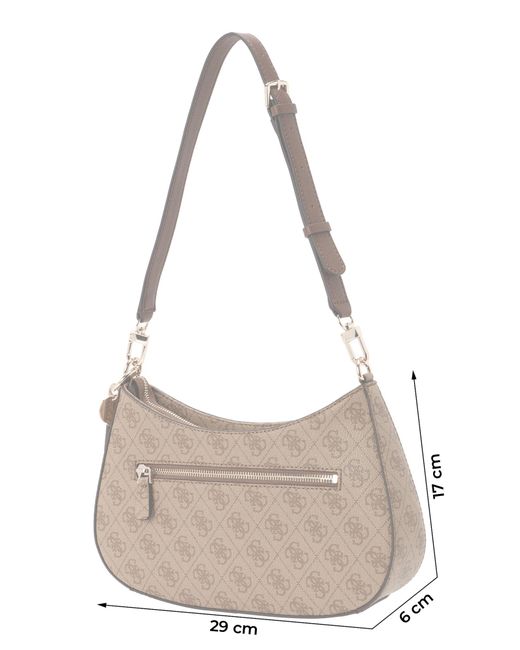 Guess Brown Schultertasche Noelle Ii Top Zip Shoulder Bag