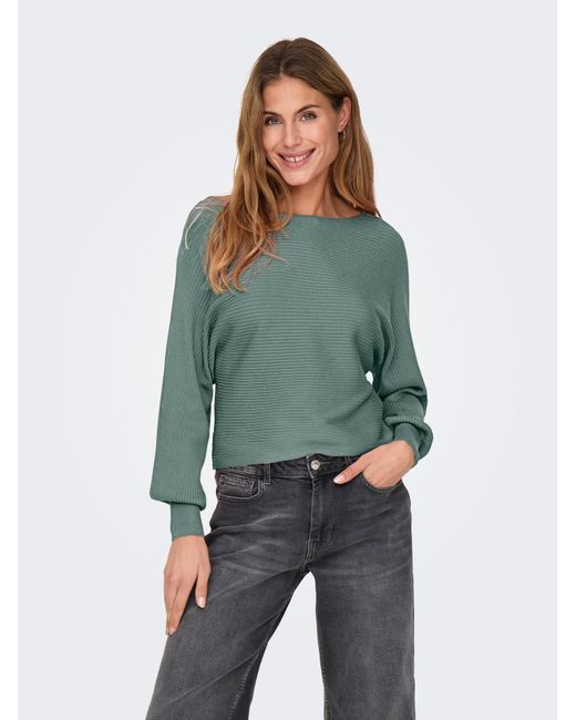 ONLY Green Pullover Onladaline