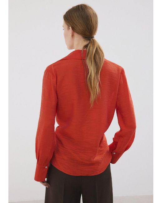 Mango Red Bluse Caperu