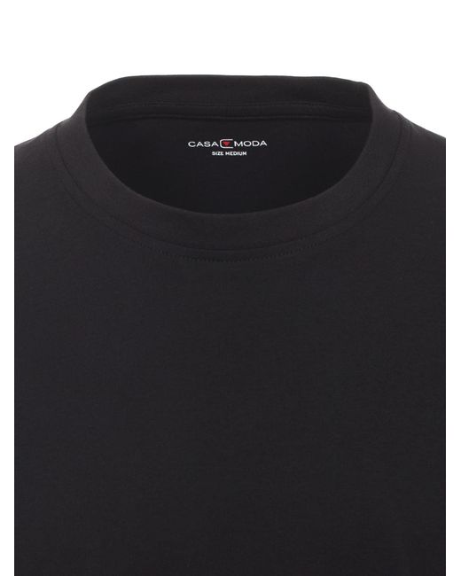 CASA MODA Shirt Basic in Black für Herren