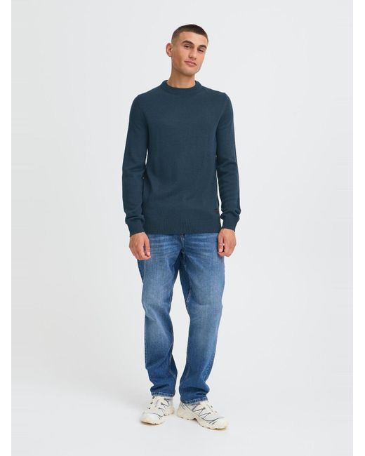 Solid Strickpullover Sdbabak in Blue für Herren