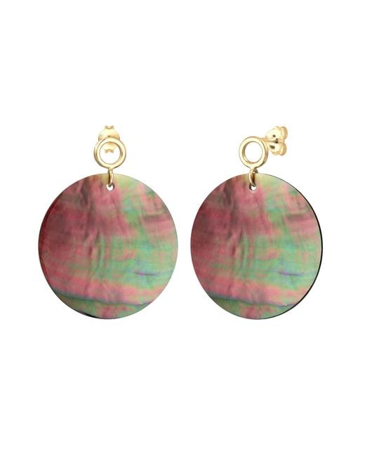 Elli Jewelry Multicolor Ohrringe Perlmuttscheibe