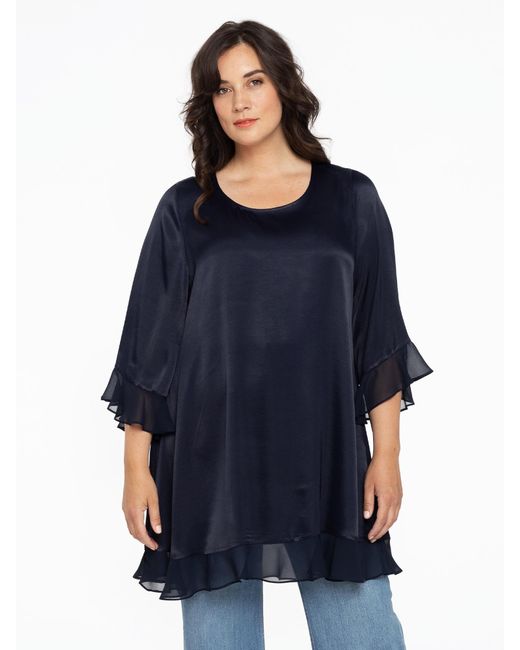 Yoek Blue Bluse