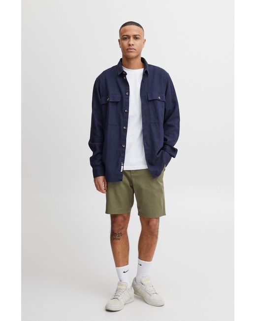 Solid Hemd Alan in Blue für Herren
