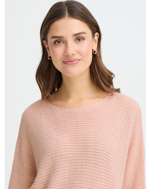 Fransa Pink Pullover Freretta