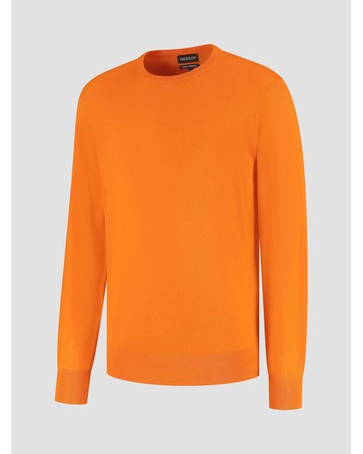 merso Pullover in Orange für Herren