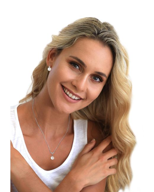 Elli Jewelry White Schmuckset