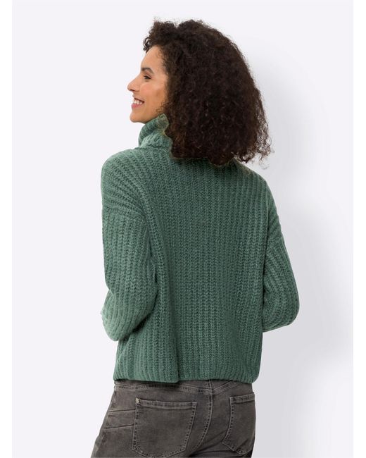 heine Green Pullover