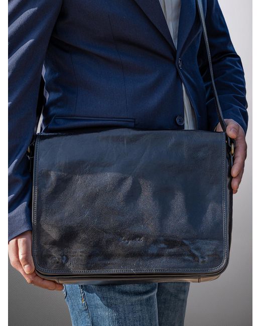 bupell Messenger Eugenio in Black für Herren