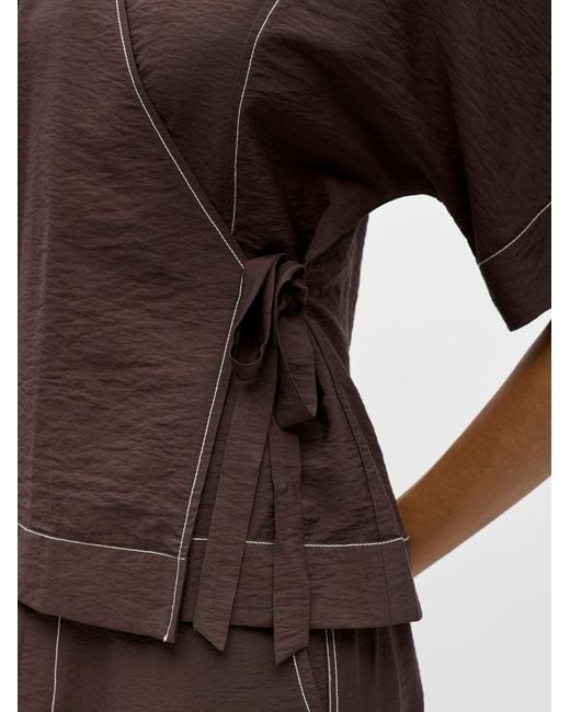 Object Brown Bluse Objjacira