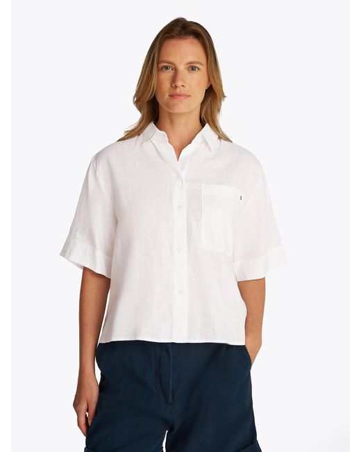 Tommy Hilfiger White Bluse Ess