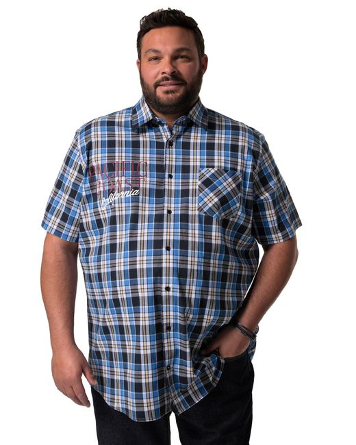 Men Plus Hemd in Blue für Herren