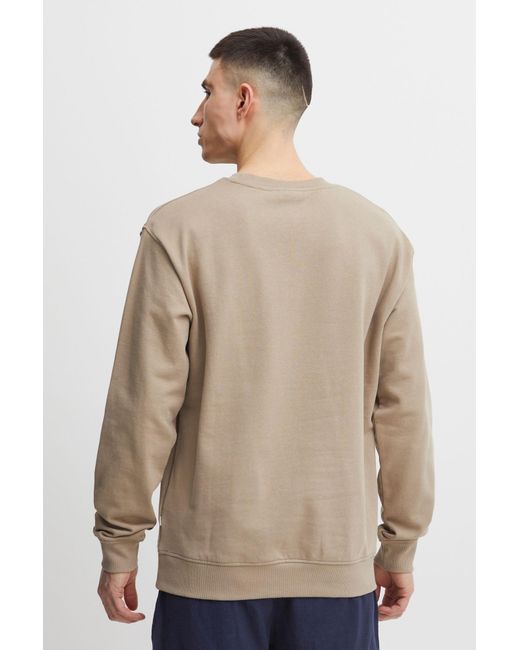 Solid Sweatshirt in Brown für Herren