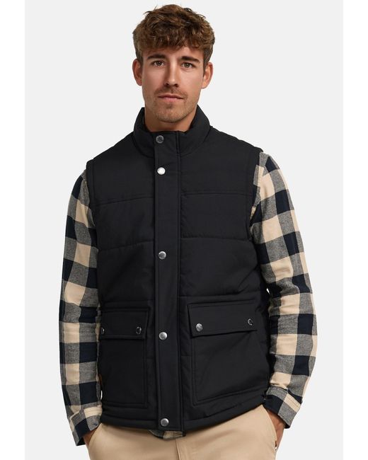 INDICODE Weste in Black für Herren