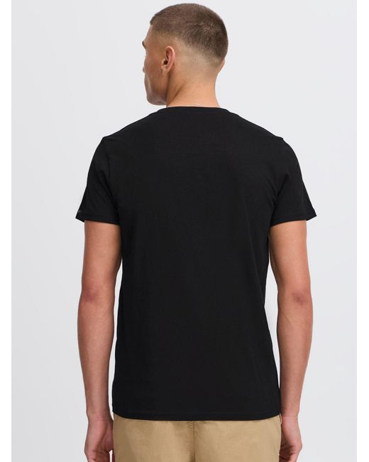 Solid T-Shirt Sdjuan in Black für Herren