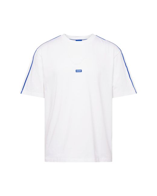 HUGO T-shirt 'neloy' in White für Herren