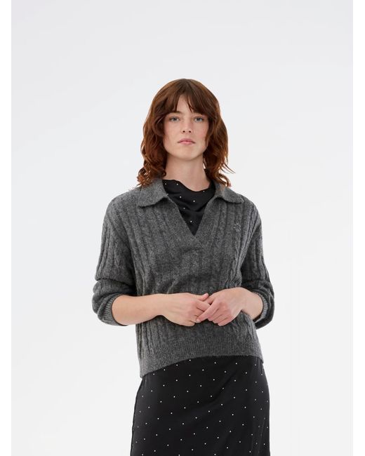 Modström Gray Pullover Risemd