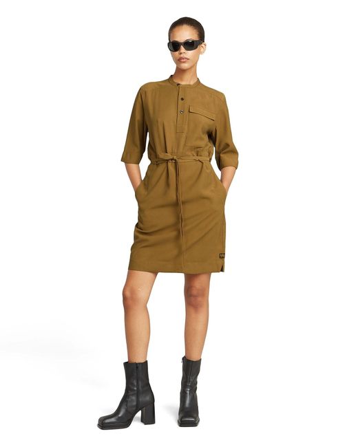 G-Star Green Kleid 'Fluid'