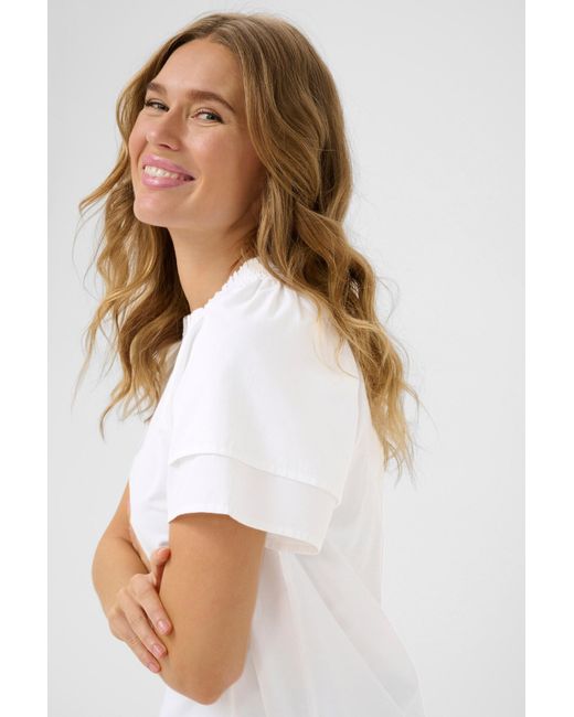 Kaffe White Bluse Yrsa