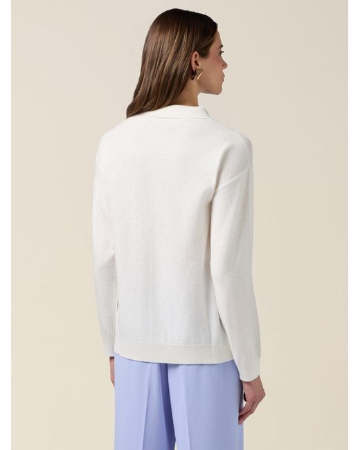 Oltre White Pullover