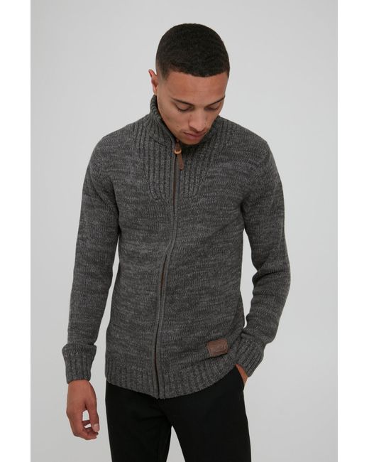 Solid Strickjacke Pomeroy in Gray für Herren