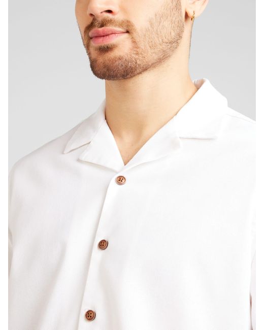 Anerkjendt Hemd 'leo' in White für Herren