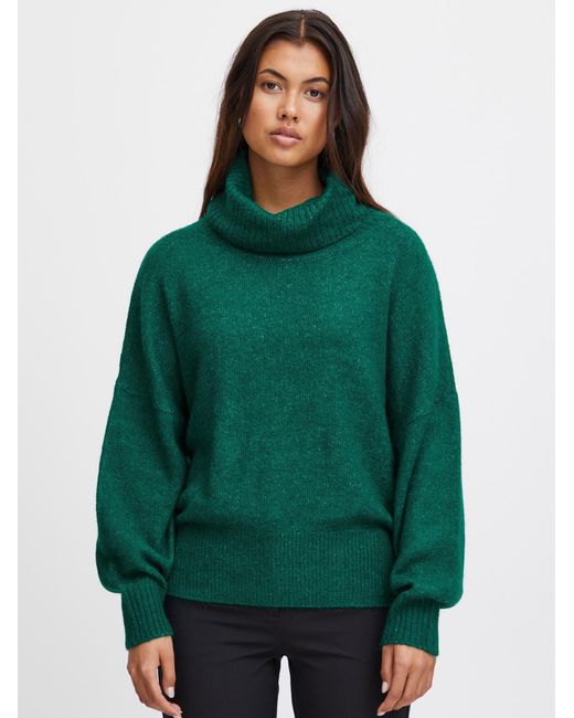 Ichi Green Pullover 'kamara'