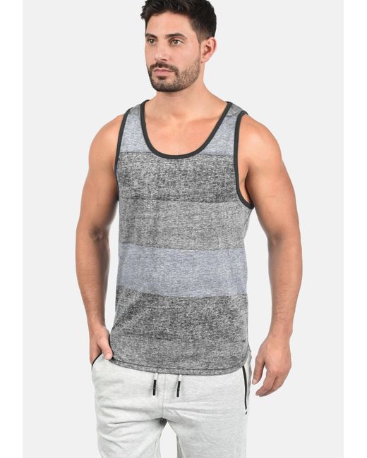 Solid Tanktop 'charan' in Gray für Herren