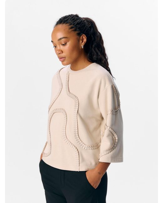 Object Natural Sweatshirt 'Objliv'