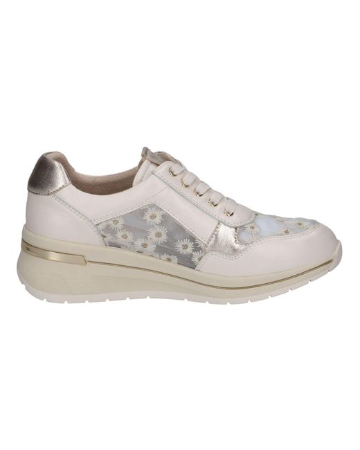Caprice White Sneaker