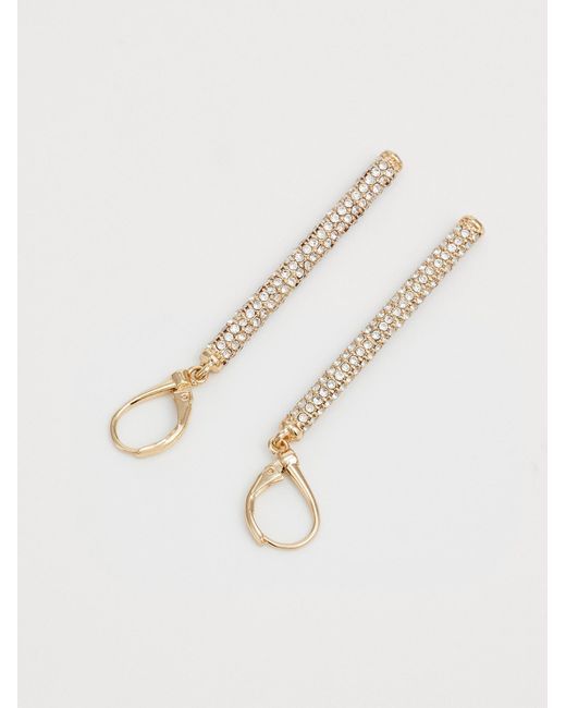 DKNY White Ohrringe Linear
