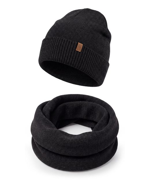 Vivience Black Mütze M7013 Kmpl