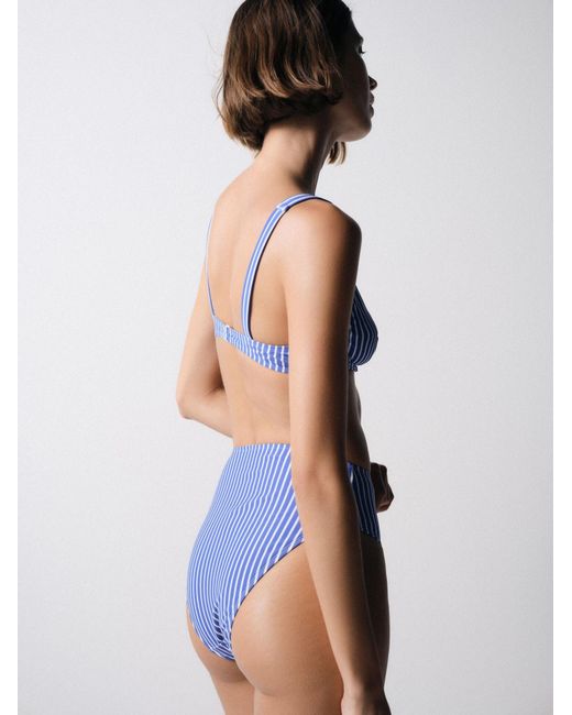 The Set Blue Bikinitop