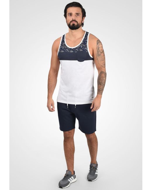 Solid Sweatshorts 'tamp' in Blue für Herren