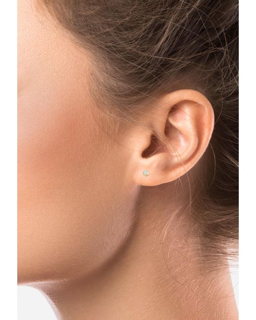 Elli Jewelry Metallic Ohrringe Basic Ohrstecker, Creole, Kristall Ohrstecker