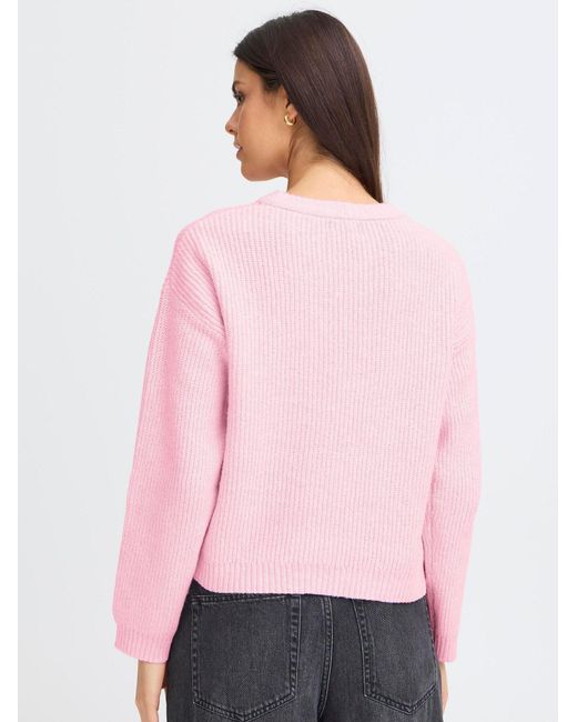 Oxmo Pink Strickpullover