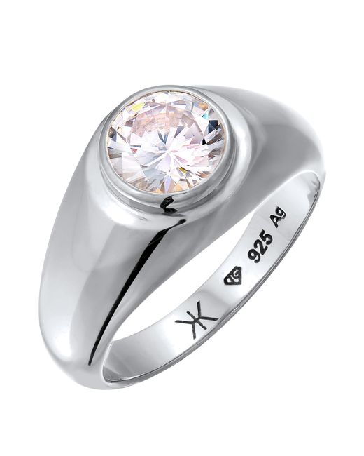 Kuzzoi Ring in White für Herren