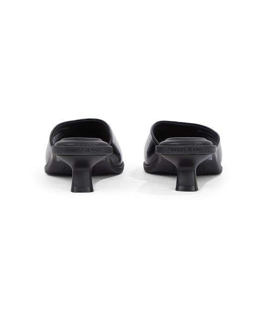 Tommy Hilfiger Black Pantolette 'The Noho'