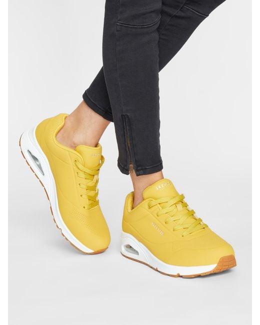 Skechers Yellow Sneaker 'uno stand on air'