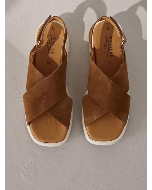 Next Brown Sandale