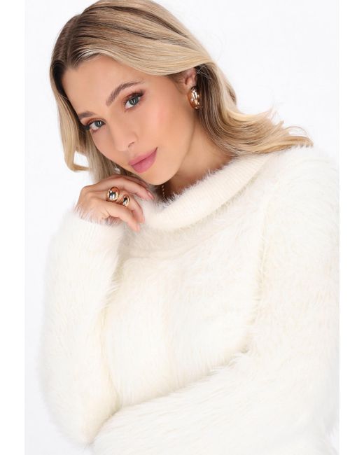 faina White Pullover