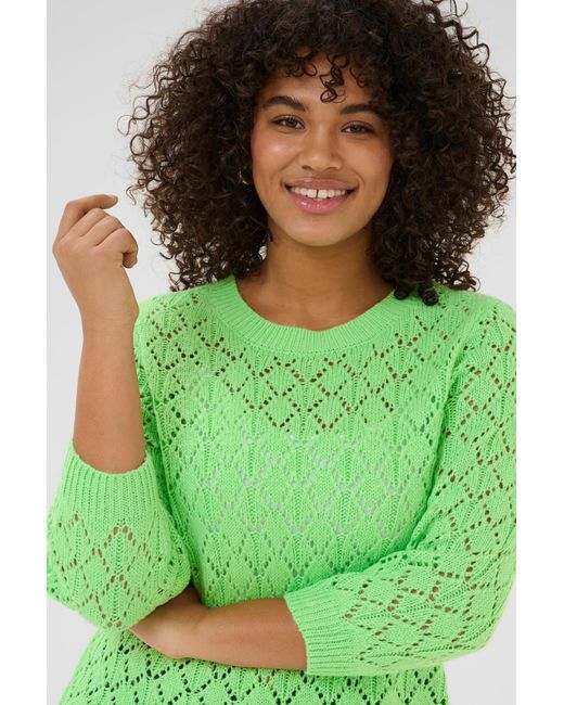 Kaffe Green Pullover Kcmika