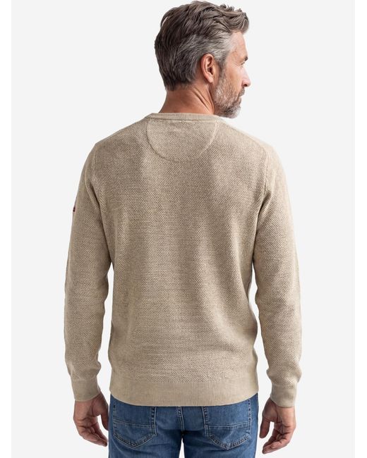 Redmond Pullover Basic in Blue für Herren