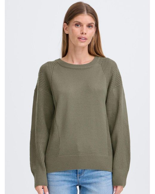 Oxmo Green Strickpullover Oxiselmo
