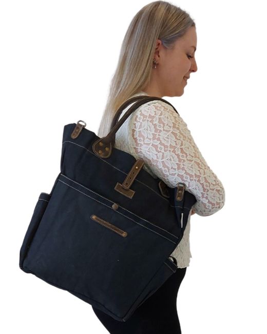 Sunsa Blue Shopper