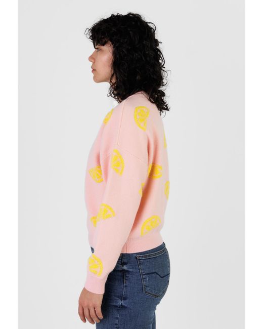 KLEINIGKEIT Pink Pullover Fruity