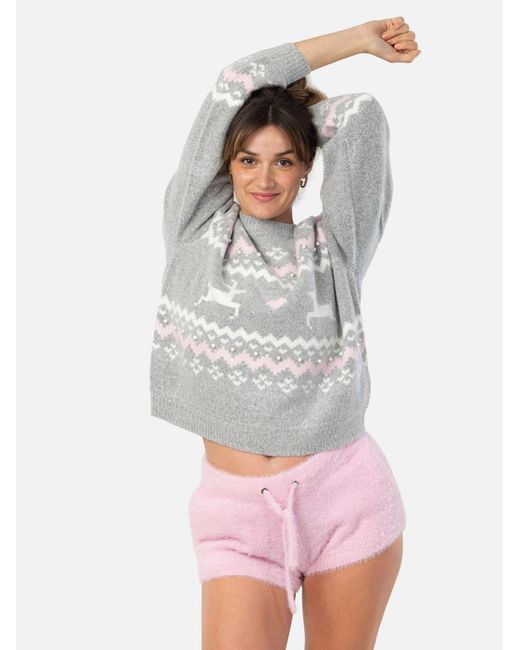 LEAFLETIC White Pullover Pullover Sweater